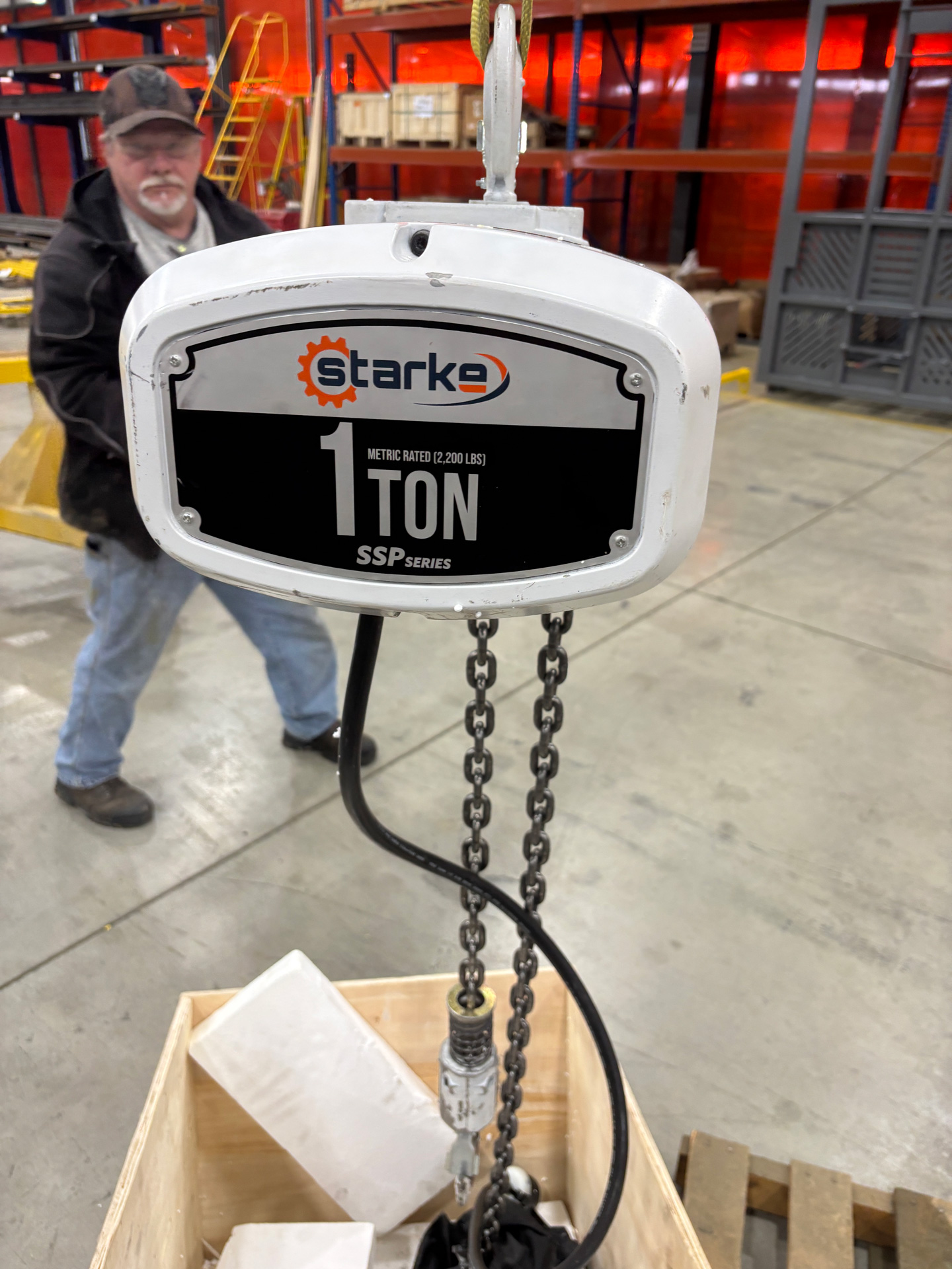 Starke Electric Chain Hoist - Single Phase (Refurbished) - Image 4
