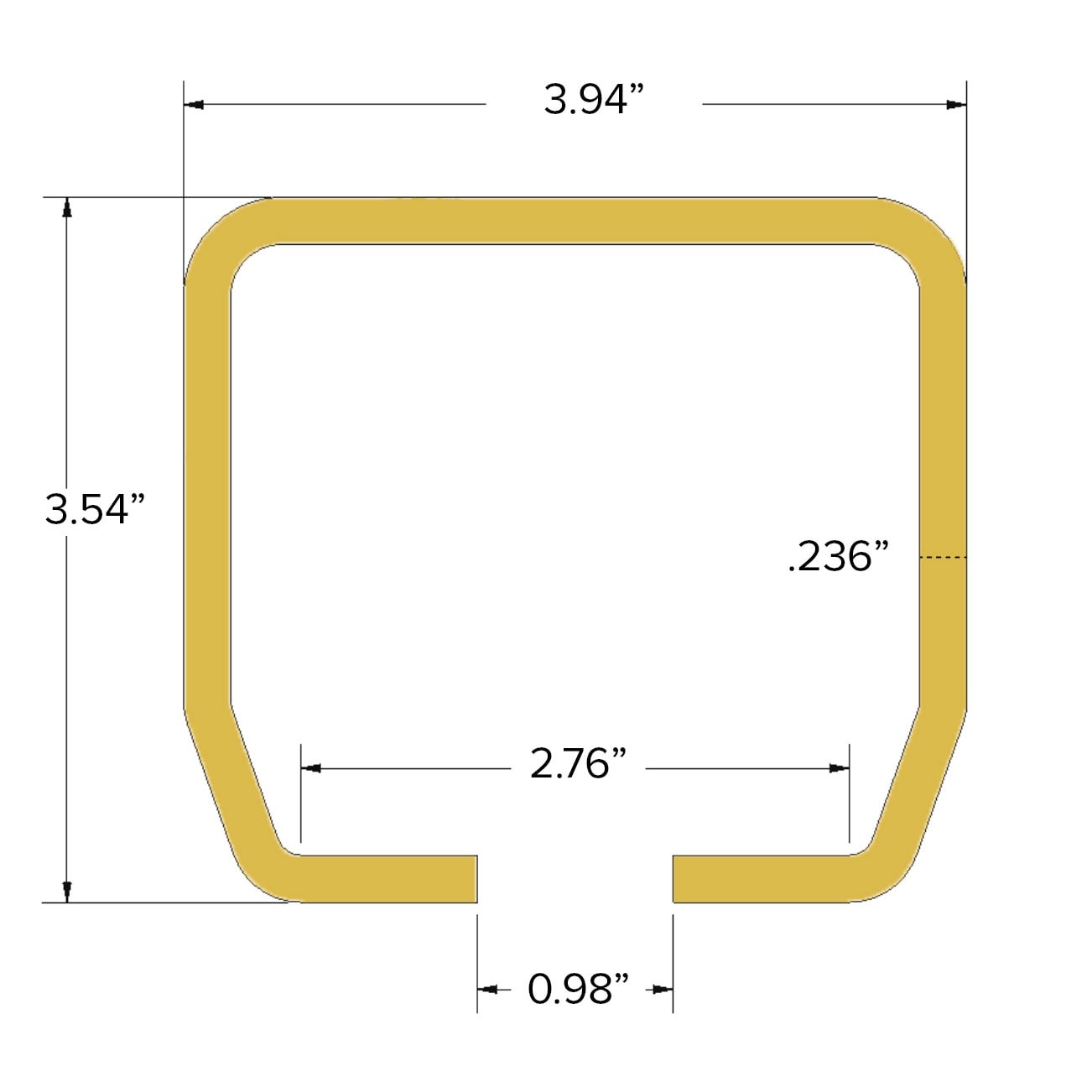 S400 Track Dimensions